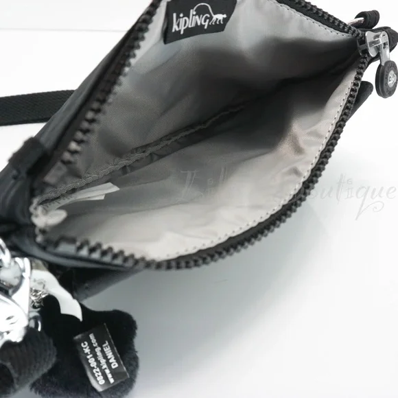 Kipling Lane 2-in-1 Wallet Crossbody Mini Bag Polyamide KI9056 Black Tonal $64 - Picture 5 of 10